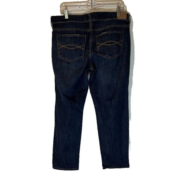 Abercrombie & Fitch Women's Casual Distressed Boyfriend Straight Jeans SZ 10R - Picture 2 of 5